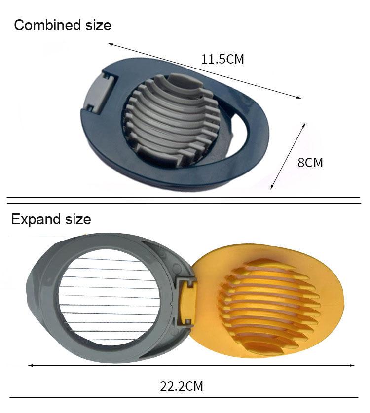 Egg Slicer Multi Purpose Stainless Steel Wire Egg Slicer,fruit Slicer,strawberry Slicer,boiled Egg Slicer