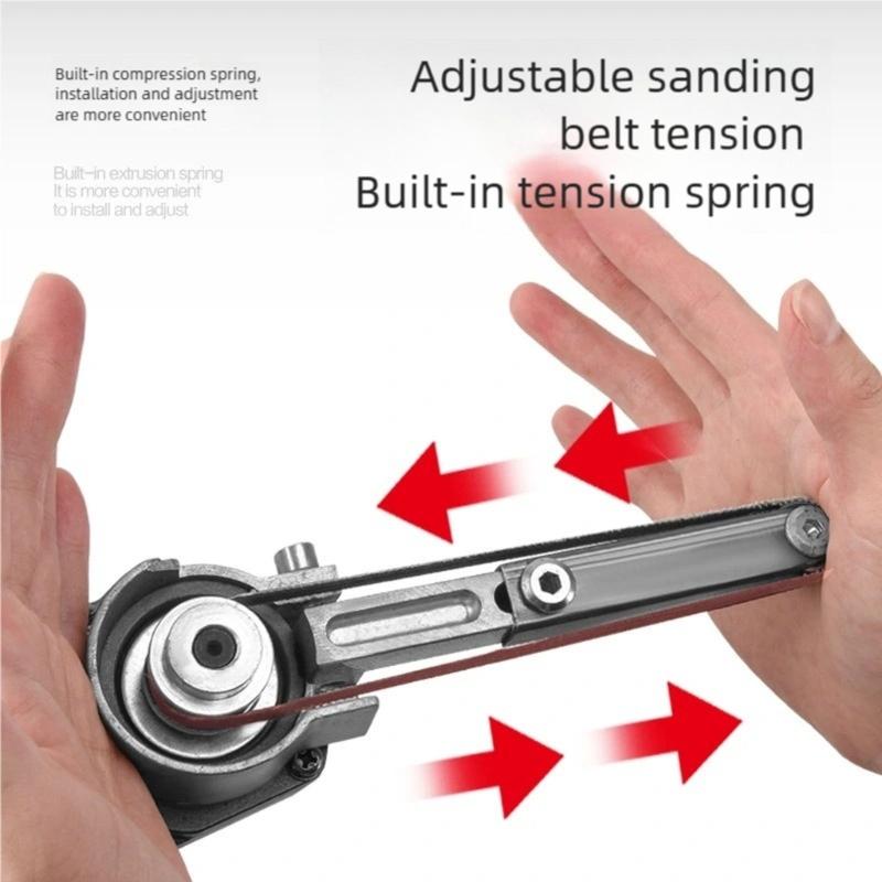 Angles Grinder Conversion Kit For Sanding Machines Double Bearing Stability Thickened Belt Sander Attachment