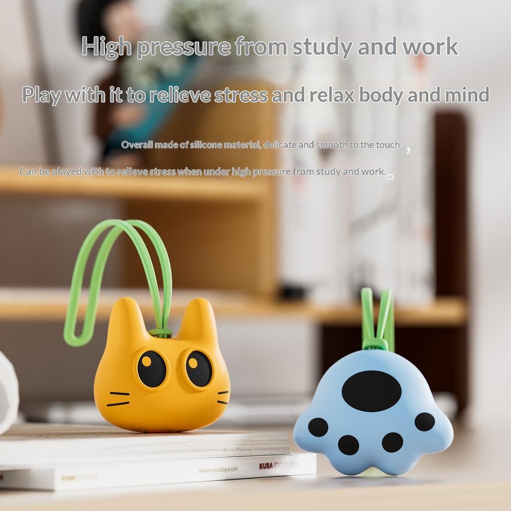 Cat Claw Silicone Decompression Pinch Slow Rebound Doll Children'S Gift Antistress Toy Kids Stress Relief Pandent Cute Keychain