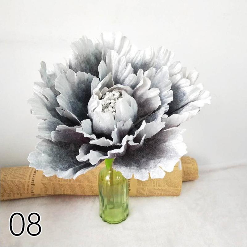 1 Pcs Artificial Large Peony Flower Wall Panels 30/40/50cm Silk Flower Head Wedding Backdrop Party Birthday Wall Hanging Decor