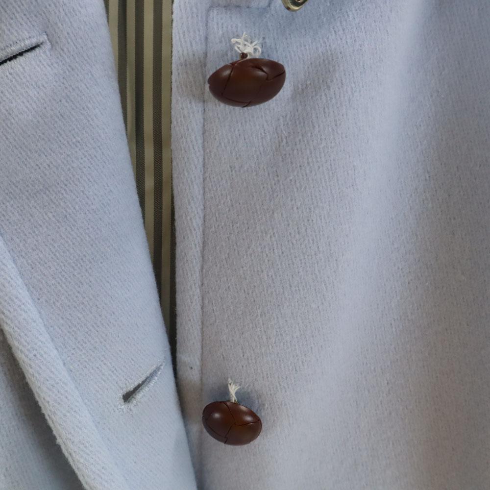 MACKINTOSH PHILOSOPHY wool blend Round collar coat 36 Walnut button Women Used