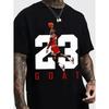 23 Number Goat Portrait T-Shirt Streetwear Style Vibe Short Sleeve Tee