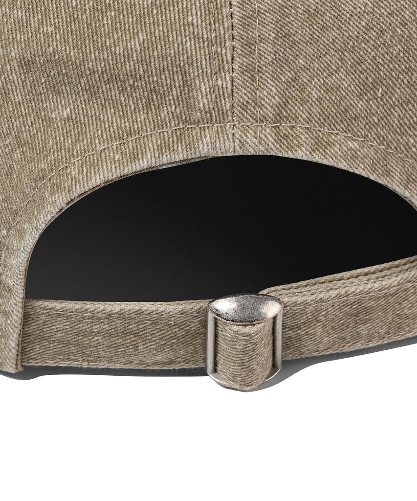 CGP Square Logo Washed Color Block Ball Cap_Light Khaki