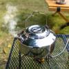 Portable Tea Coffee Pot 1L Mini Camping Teapot Stainless Steel Boil Water Kettle Lightweight Backpacking Hiking Cookware