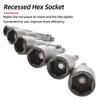 14pcs 6-19MM Hex Socket Sleeve Nozzles Strong Magnetic Nut Driver Set Drill Bit Adapter Wind Approved Sleeve Electric Pipi Tsui