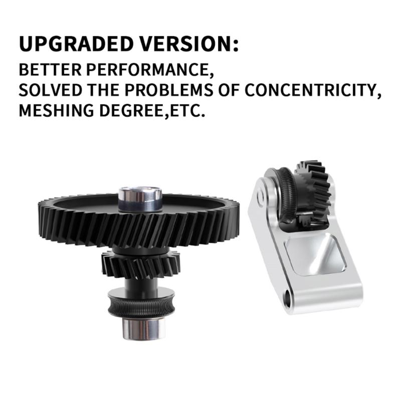 Upgraded V1.2 Precise Extruder Gear Set Nanocoated Precise and High Hardness For Lab X1 3D Printer Extrusion Gear