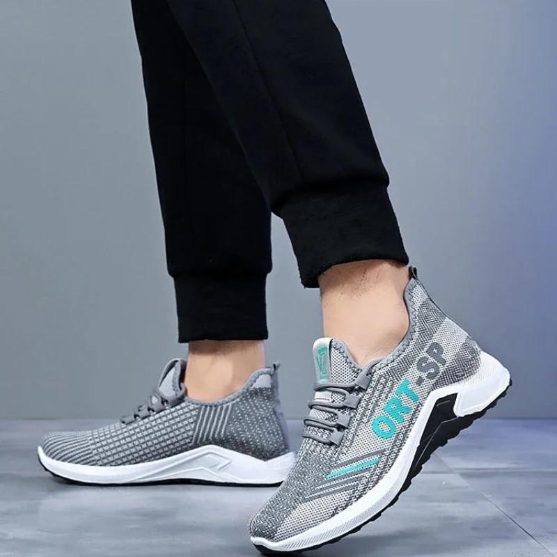 Herrenschuhe, Outdoor-Walking-Trainings-Tennisschuhe, Freizeitschuhe, Atmungsaktive Laufschuhe, Mode-Sneakers, Herrenschuhe
