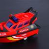 Inertia Toy Boat Police Fire Patrol Ship Model Friction Powered Toy For Kids Boys And Girls Birthday Gifts
