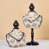 Luxury Necklace Display Stand Showcase Jewelry Display Rack Portrait Model Necklace Holder Live Streaming Jewelry Shooting Props