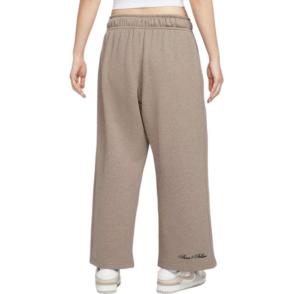 New Nike Swoosh AS W NSW S TR EET OH FLC Knitted Sports Pants Women's Mink Brown HQ5884-233