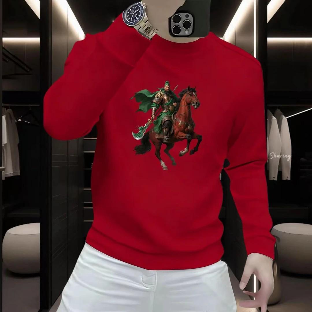 Trendy Unisex Long-Sleeve Heavyweight Hoodie for Fall/Winter 2XL