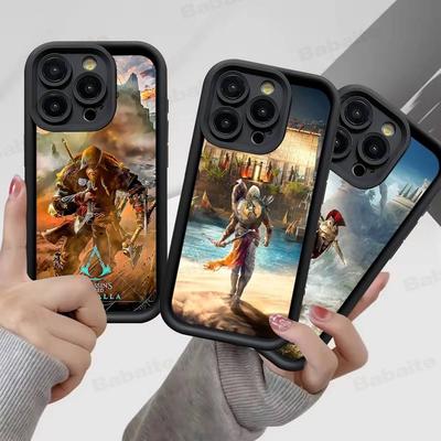 Étui de téléphone en silicone amusant pour jeu A-Assassins C-Creed pour iPhone 17 Pro Max 16 15 14 13 12 11 Plus 17 Air