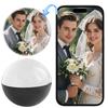 2.7In Creative Display Sphere Lamp WIFI Electronic Display Memory Crystal Ball Rechargeable DIY Gift for Anniversary Birthday