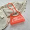 Fashionable PVC Underarm Bag Transparent Shoulder Bag Waterproof Messenger Bag Handbag Phone Bag Women Lipstick Key Storage Bag