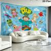 Didi and Friends Wall Tapestry Aesthetic Wall Hanging Printed Fabric Blanket Decorative Tapestries for Bedroom Living Room Home Decor