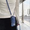 Crossbody Cards Solt Wallet Cowboy Ring Holder Case For iPhone 16 Pro Max 15 Plus 14 13 12 Long Lanyard Wristband Denim Cover