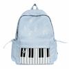 Mehrere Fächer Noten Tasche Leichtes Design Süße Schultasche Tastatur Buch Tasche Weibliche Jugend
