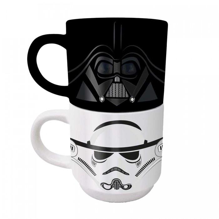 STAR WARS Empire Helmets Stackable Mug Set (Pack of 2)
