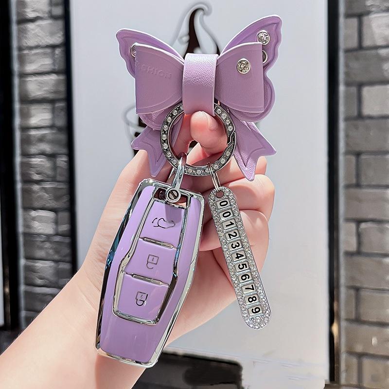 Tpu Car Remote Key Case Cover Protect Shell Fob For Mitsubishi Outlander Control Accessories