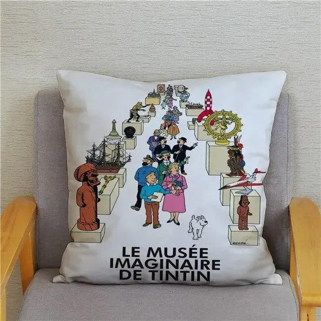 

Ding Ding Приключенческий Узор Наволочка Подушки Детский Подарок Квадратная Наволочка Дизайн Автомобиль Диван Домашнее Украшение Наволочка 66x66cm