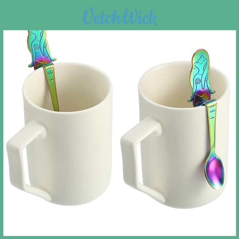 Elegant Stainless Steel Mermaid Coffee Drink Spoon With Mirror Polished Finish