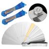 Feeler Gauge Measurement Tool Stainless Steel Feeler Gauge Universal Metric Imperial Thickness Gage Set for Hardware Measurement