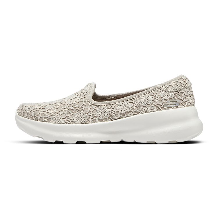 Skechers Scarpe Casual Slip-On Sportive in Tessuto Comode Resistenti Traspiranti Leggere Basse Sneakers da Donna Grigio Marrone 8730068-TPE