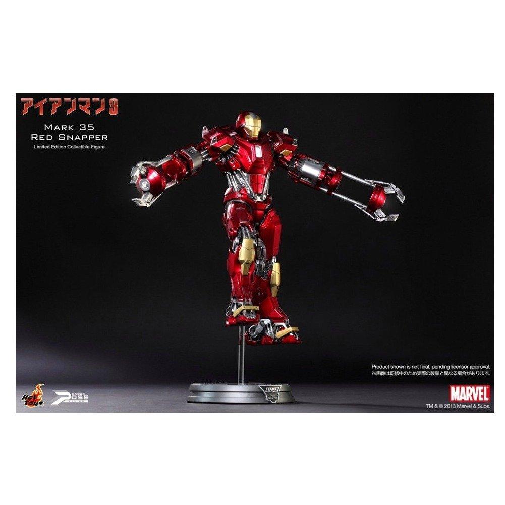 Power Pose Iron Man 3 Scale Limited Edition Action Figure Iron Man Mark 35 1/6 (Red Snapper)
