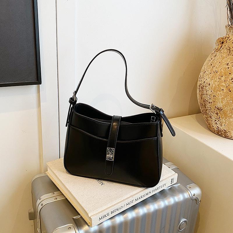 Niche Texture Handbag Women's Bag 2025 New Commuter Underarm Bag Simple and Versatile Messenger Method Mixed Bag