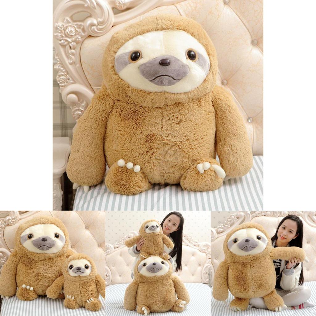 Adorable New Cute Giant Sloth Stuffed Plush Animal Doll Soft Toy Cushion Gift For All Ages