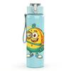 1PC Minion Cute Cartoon 750ml Color Plastic Sports Water Bottle Leakproof Flip Straw Lid Suitable for Sports Office Home Use