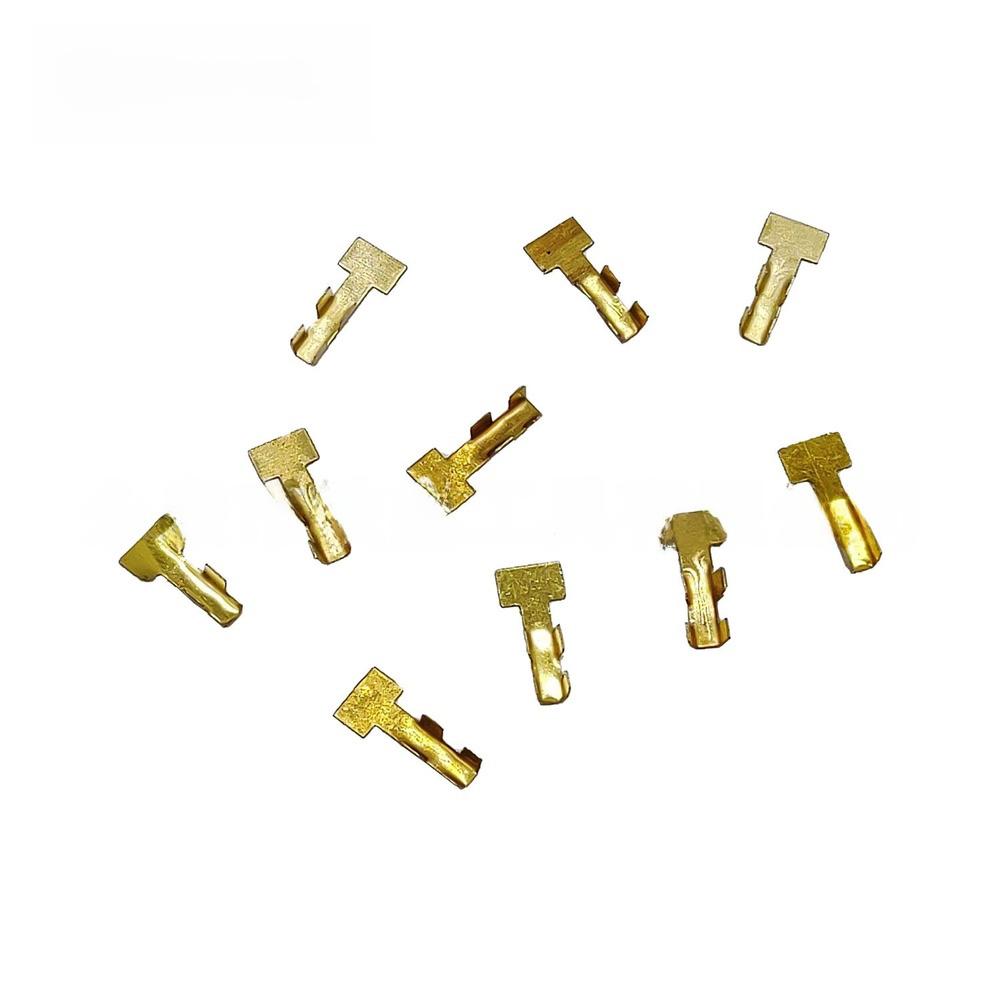 Pack of 100 Copper Wire Terminal Connectors Designed for Electrical Wiring with 3mm 6mm Stator Sizes for Electric Tools
