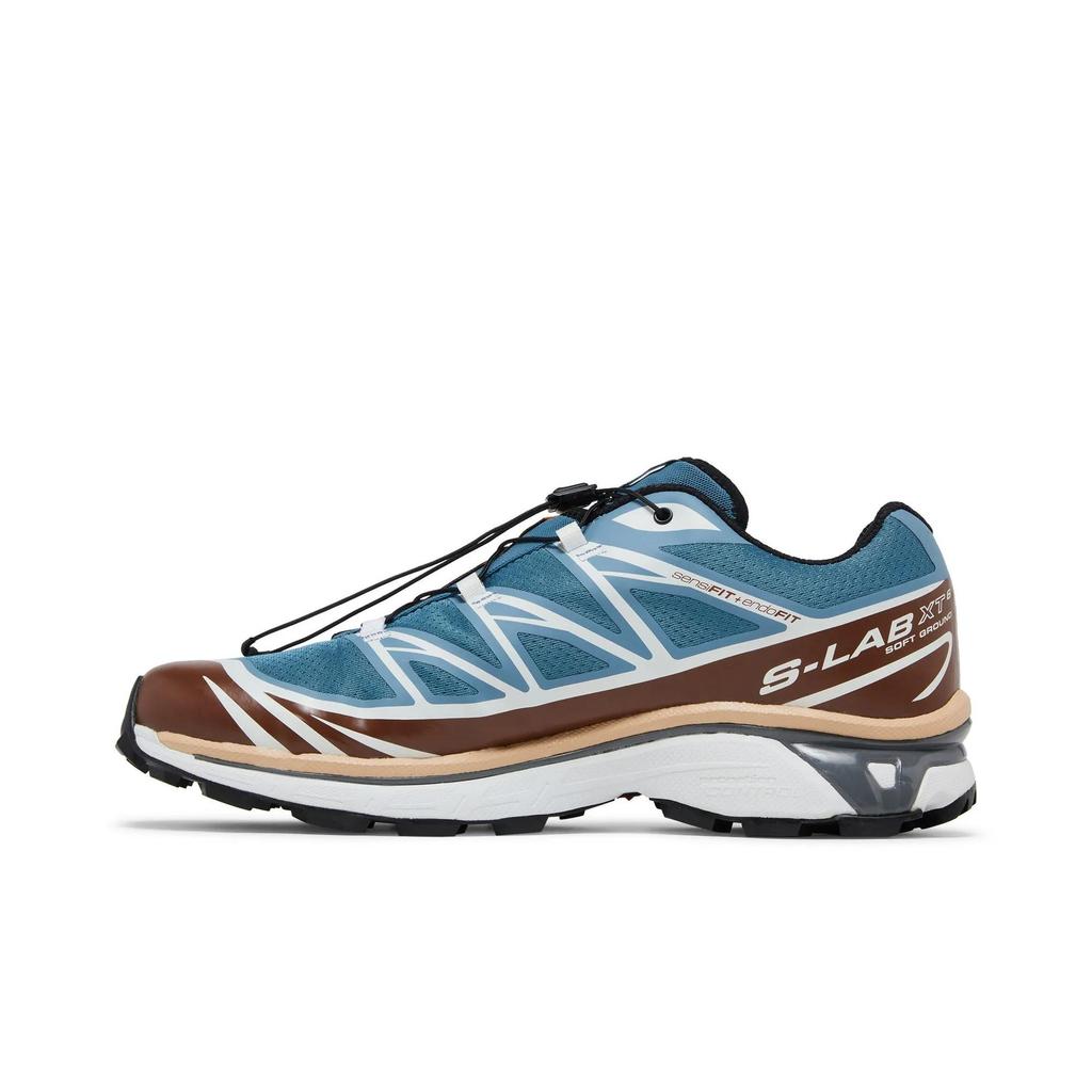 SALOMON XT-6 'Blu Egeo Nocciola' (Unisex) Scarpe da Alpinismo Escursionismo Blu Egeo / Guscio di Tartaruga / Nocciola L47293100