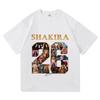 Shakira Album Cover 2026 Tour Print T-shirts Men Women Hip Hop Streetwear T-shirt Print Crew Neck Short Sleeve Lightweight Casual T Shirt