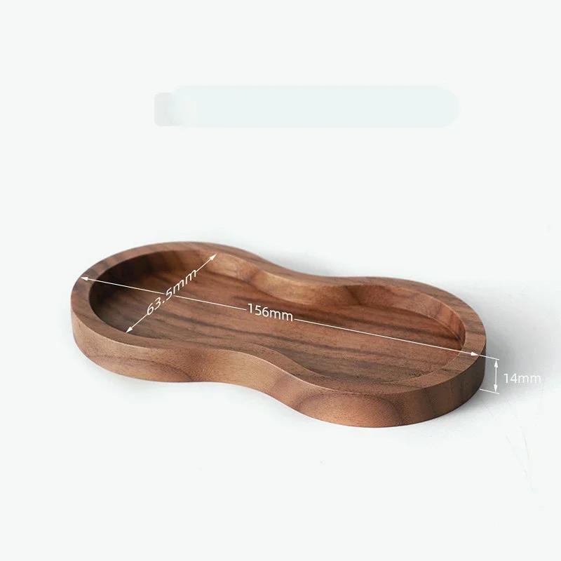 51mm/53mm/58mm Wooden Espresso Coffee Tamper Mat Fluted Tampering Holder Corner Pad Anti-skid Coffeeware Tamping Mat Accessories