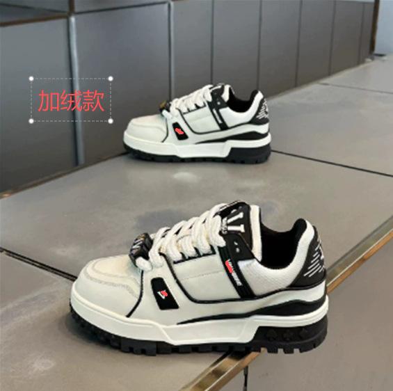 Little chubby ding board shoes, high-end super fire and naive big head casual board shoes ms