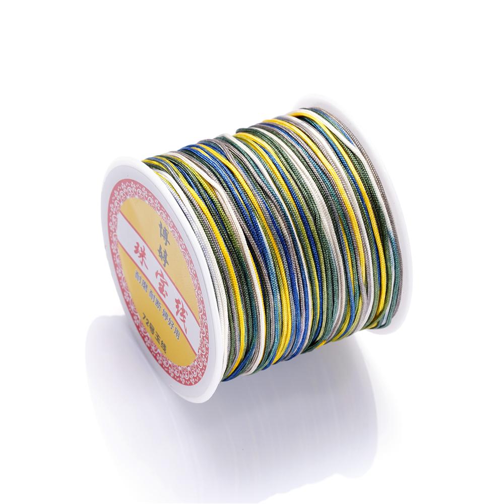 30M/Rolle 0,8mm Nylonfaden Schnur Chinesische Knoten Quasten Schnur Armband Geflochtene Schnur für DIY Schmuckherstellung Zubehör Zubehör