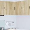 Wall Mounted Corner Cabinet LUCCA Sonoma Oak 57 x 57 x 80 cm