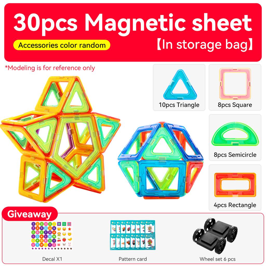 Magnetic Blocks STEM Toy 3D Construction Puzzle For Kids Age 3+