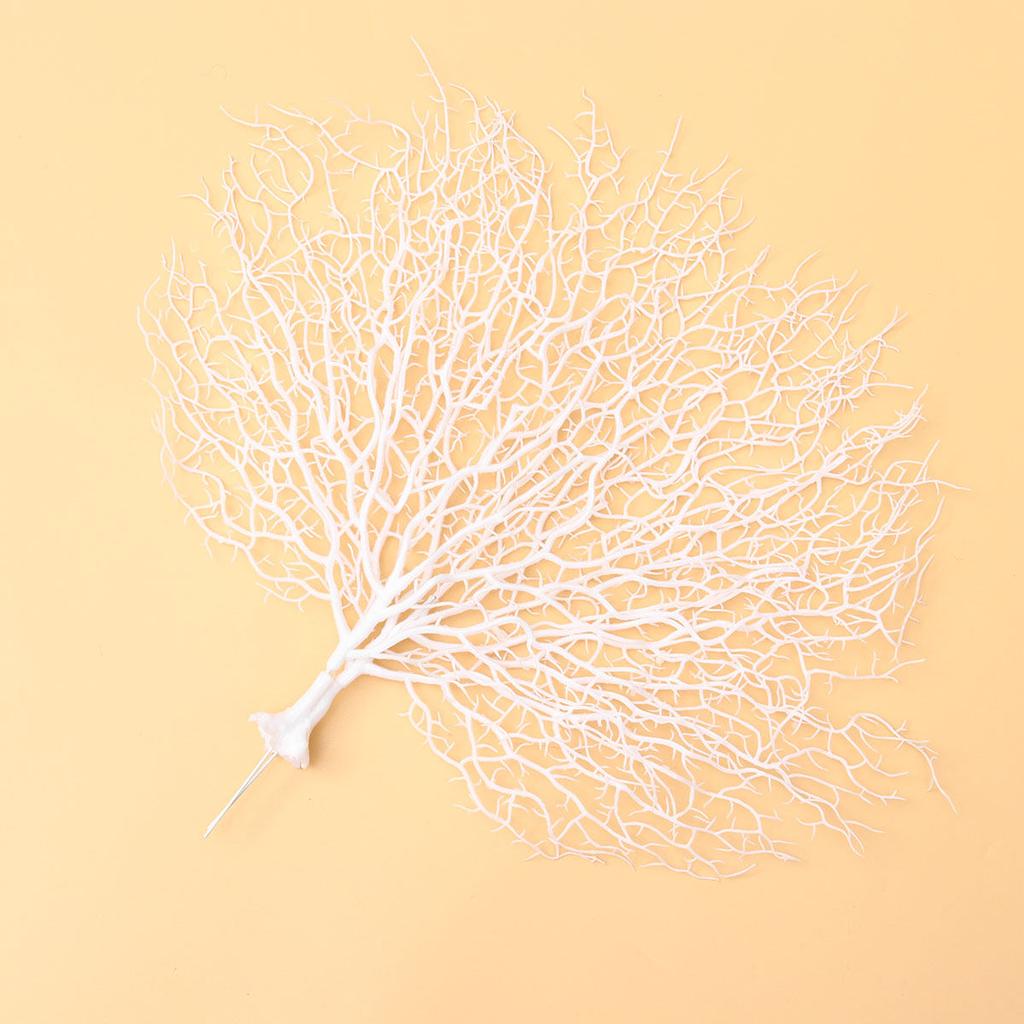 1 Pezzo Plastica di Alta Qualità Ramo di Corallo Corallo Artificiale per Decorazione Acquario Decorazione Casa Piante Ramo Grande Oggetti di Scena Paesaggistica