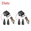 12V Car Remote Central Door Lock Actuator 2 Remote Control Auto Start Stop System Anti-Theft Car Door Lock Locking Car Alarm