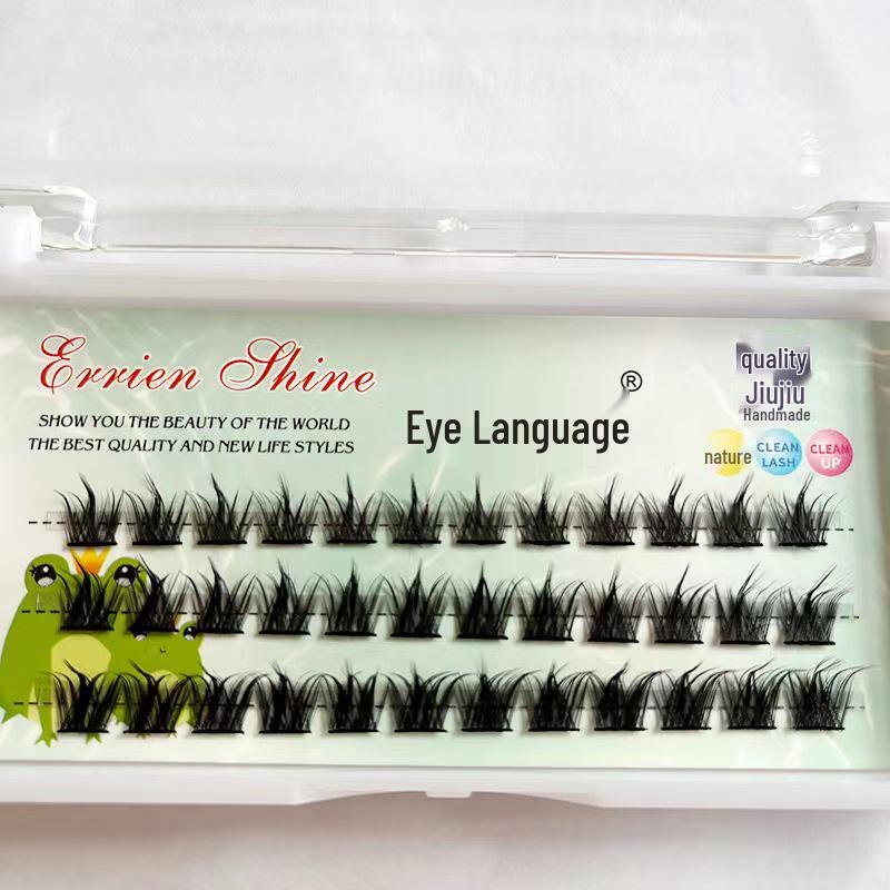 

Wide Angle LC Curl L-Shaped Soft Blossom Cluster Eyelashes – Dense Style False Eyelashes