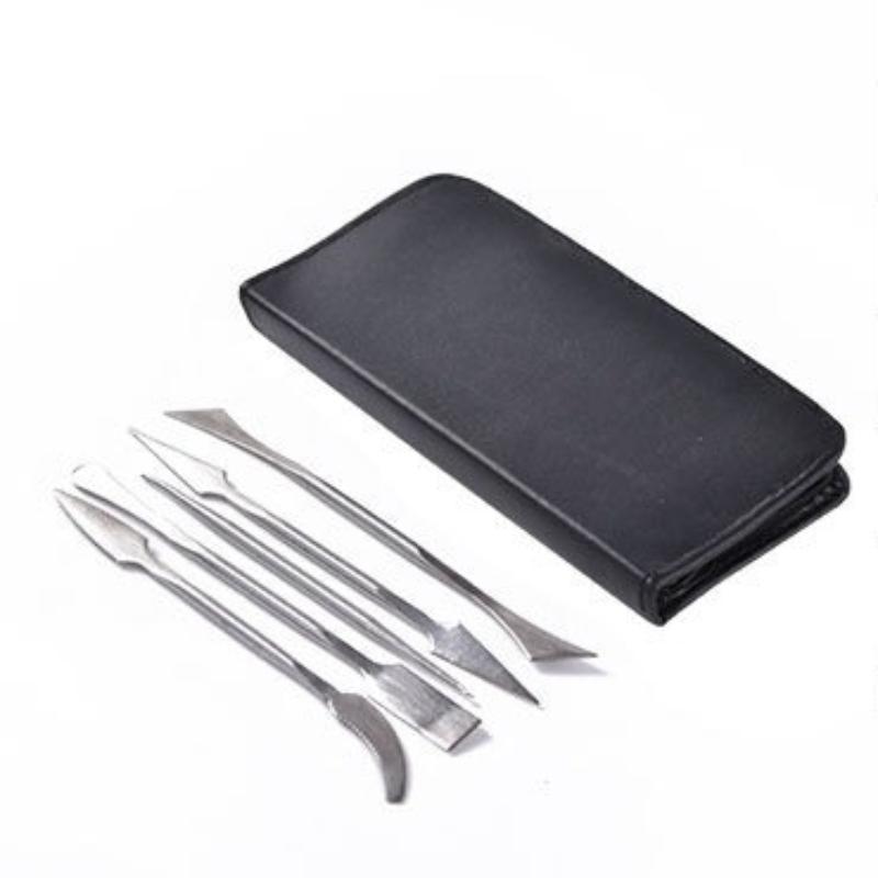 

Ceramic Stainless Steel Carving Knife 5-piece Set Bring Tool Kit Portrait Sculpture Clay Sculpture Knife Ceramics Sculpting Tool