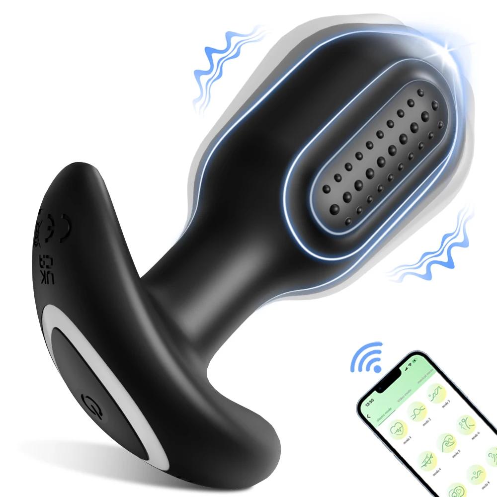 App Wireless Control Anal Vibrator Butt Plug Sex Toys For Women Men Prostate Massager Stimulator Female Masturbator Adult Gay 18