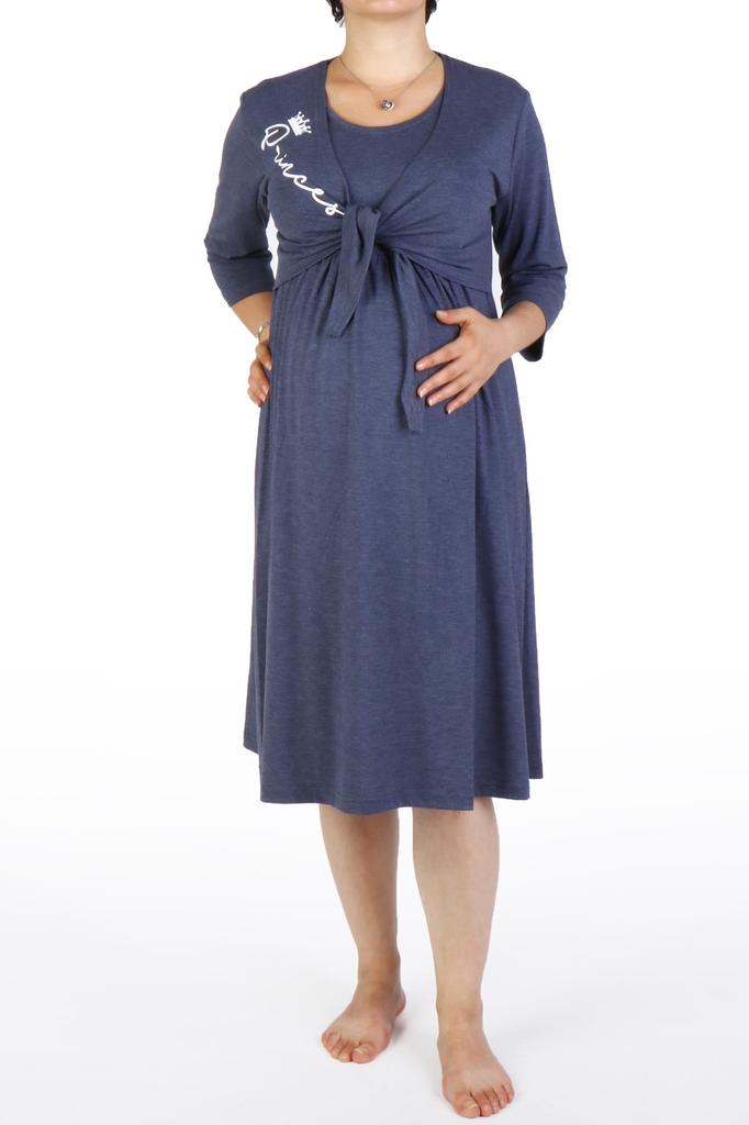 Maternity Tunic Nightgown Short Sleeve Lycra