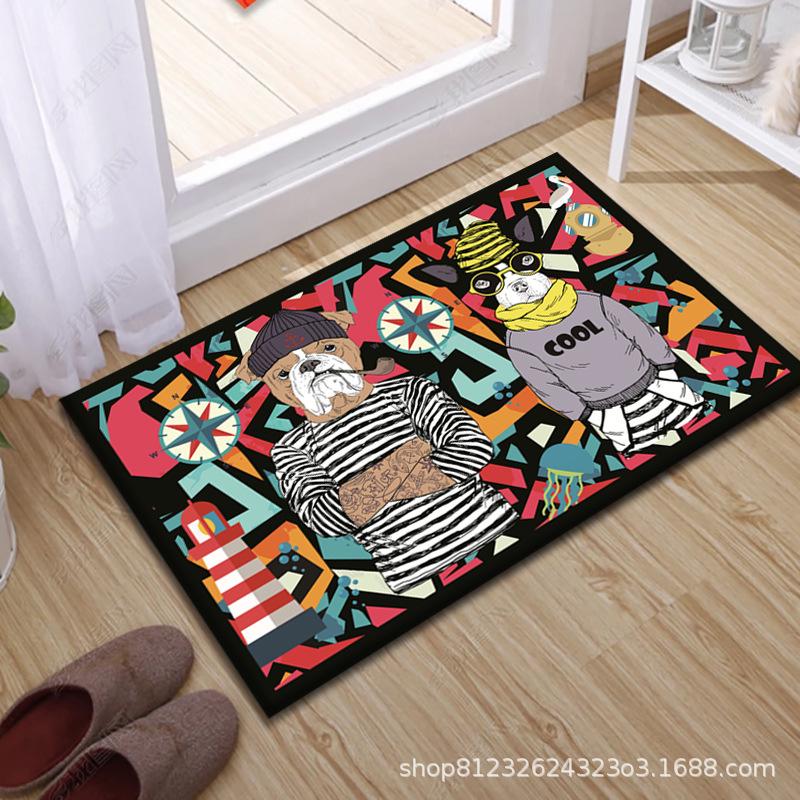 Absorbent Bathroom Door Mats: Cute and Functional Stepping Mats for Home and Toilet Entrances