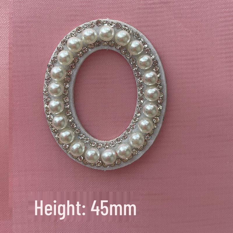 DIY Pearl & Rhinestone Iron-on Letter Stickers - 26 Alphabet Designs for Hat Decoration