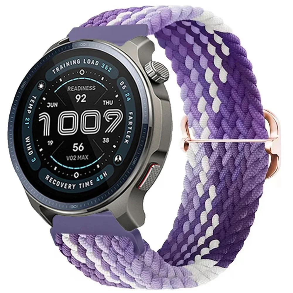 22mm 20mm Nylonový řemínek pro Amazfit Balance 2 1/Bip 6 5 Sportovní náramek Řemínek pro Amazfit GTR 47mm/GTR 4 3/GTS/Active 2