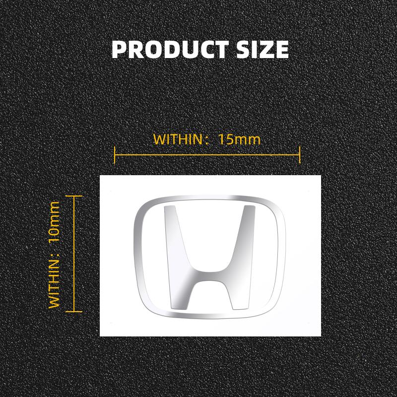2/5/10pcs Car 3D Metal Stickers Auto Logo Decals Styling For Honda Civic Fit Jazz Accord Pilot Passport CRV BRV HRV Accessories RA4