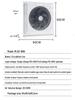 Modern High-Power Integrated Ceiling Fan with Gypsum Board Remote and Aluminum Clip-in Air Circulator